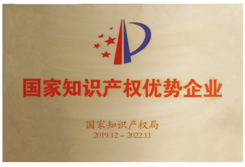 2019年國家知識產(chǎn)權(quán)優(yōu)秀企業(yè)