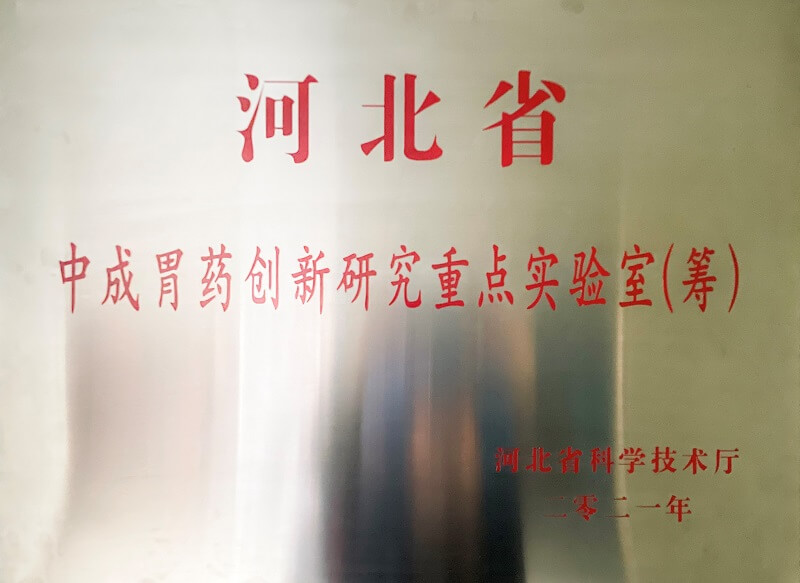 河北省中成胃藥創(chuàng)新研究重點實驗室(籌)